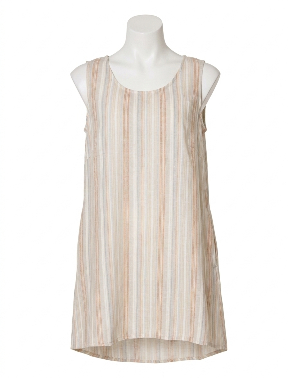 NEW STELLA CARAKASI striped santorini top in yarn dye stripe